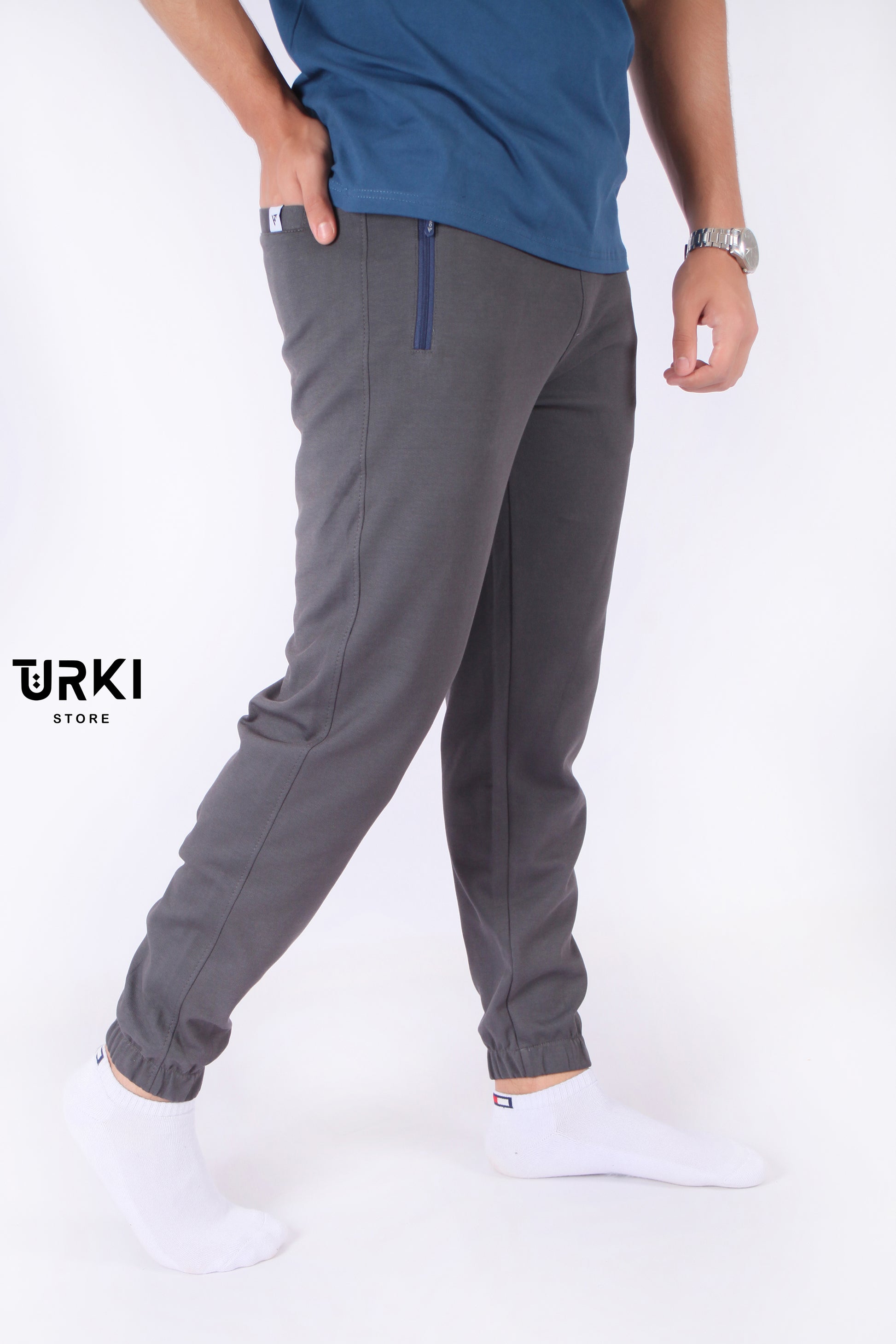 319-بنطلون رجالي قطن بأسورة