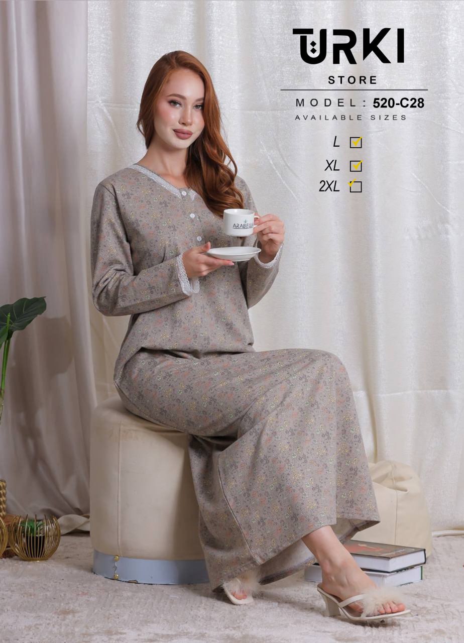 جلابية حريمي قطن كود 520