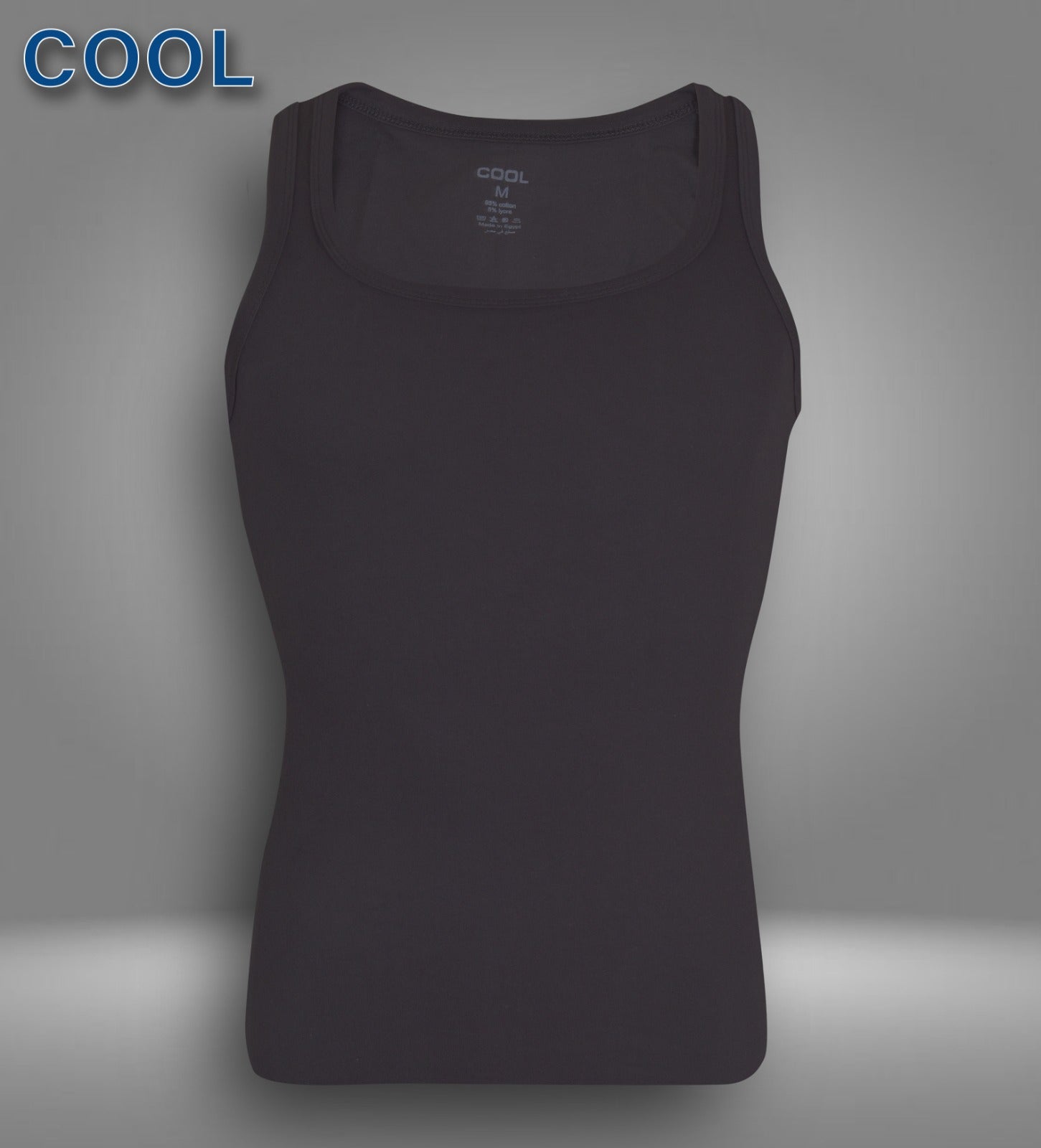 COOL فانلة حمالة رجالي قطن استريتش