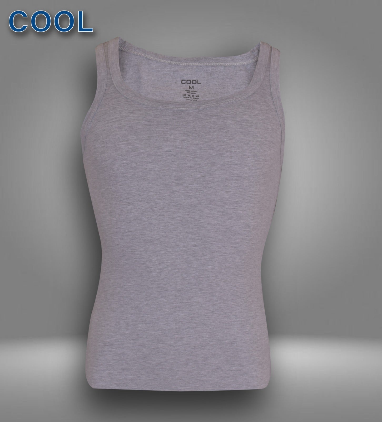 COOL فانلة حمالة رجالي قطن استريتش