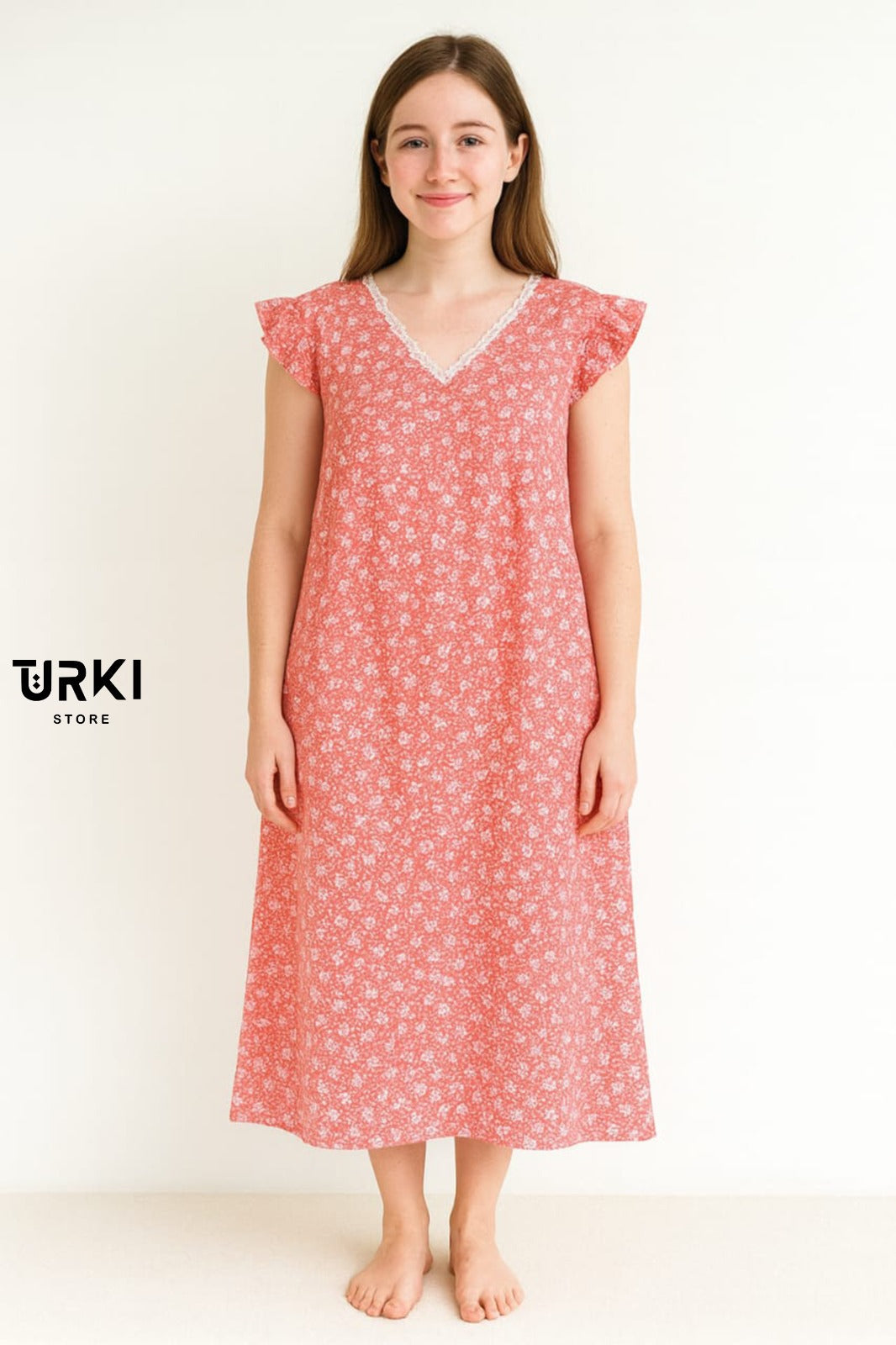 جيل عبايه حريمي قطن نص كم