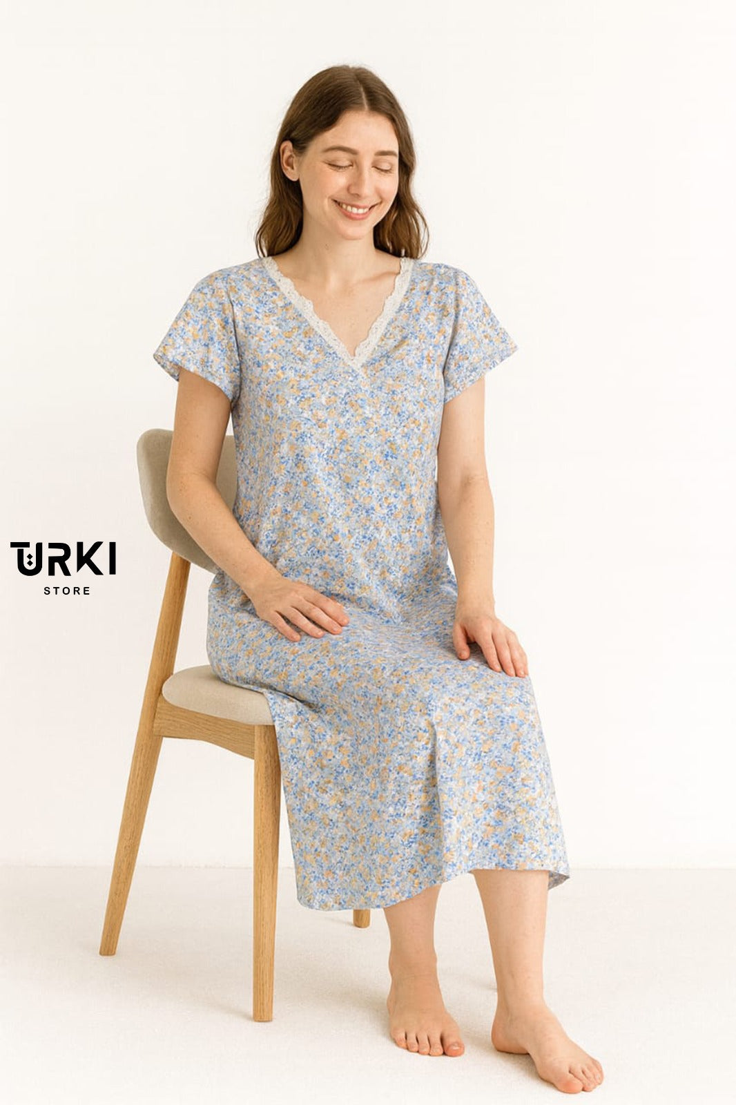 جيل عبايه حريمي قطن نص كم