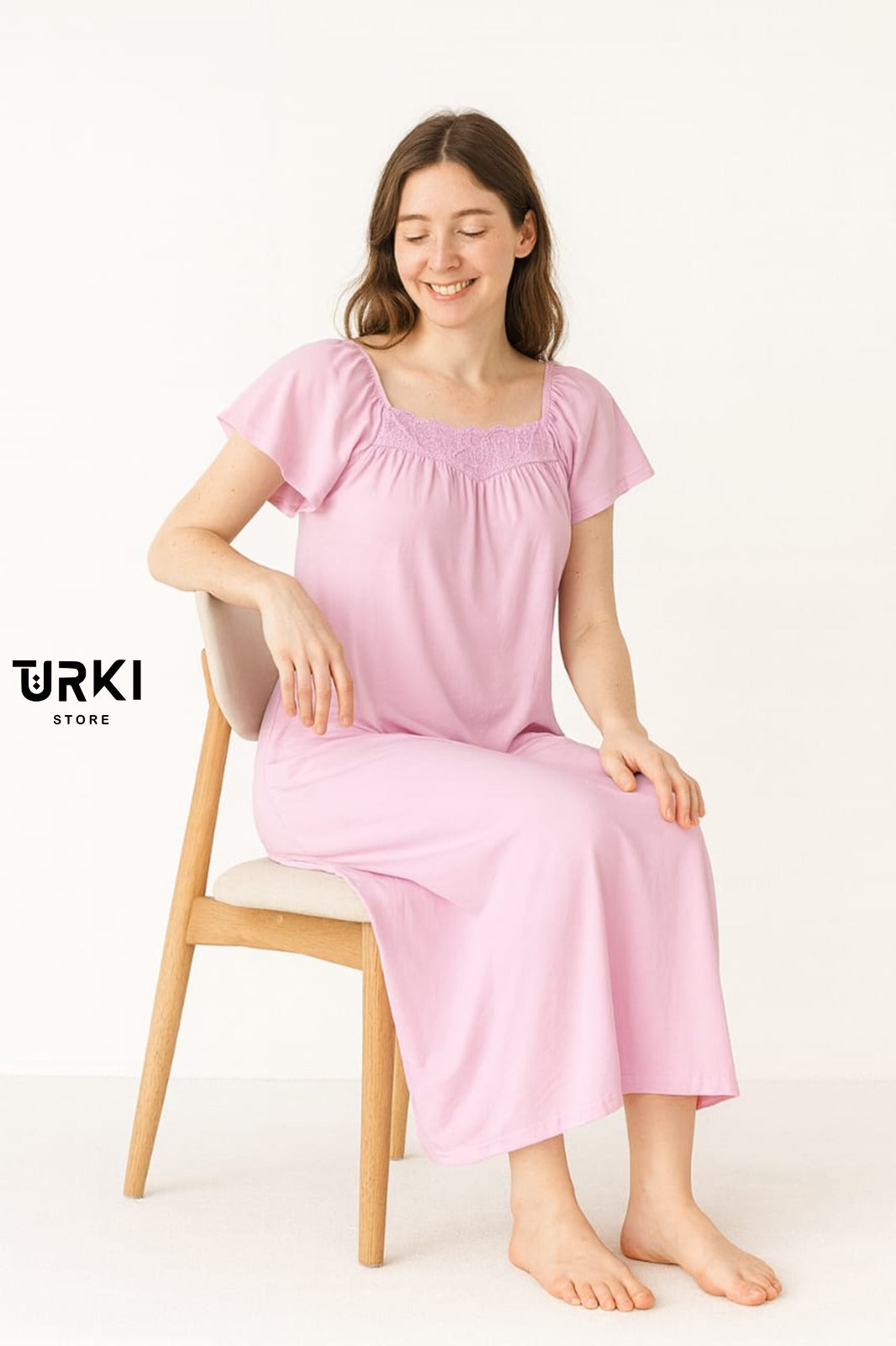 جيل عبايه حريمي قطن نص كم