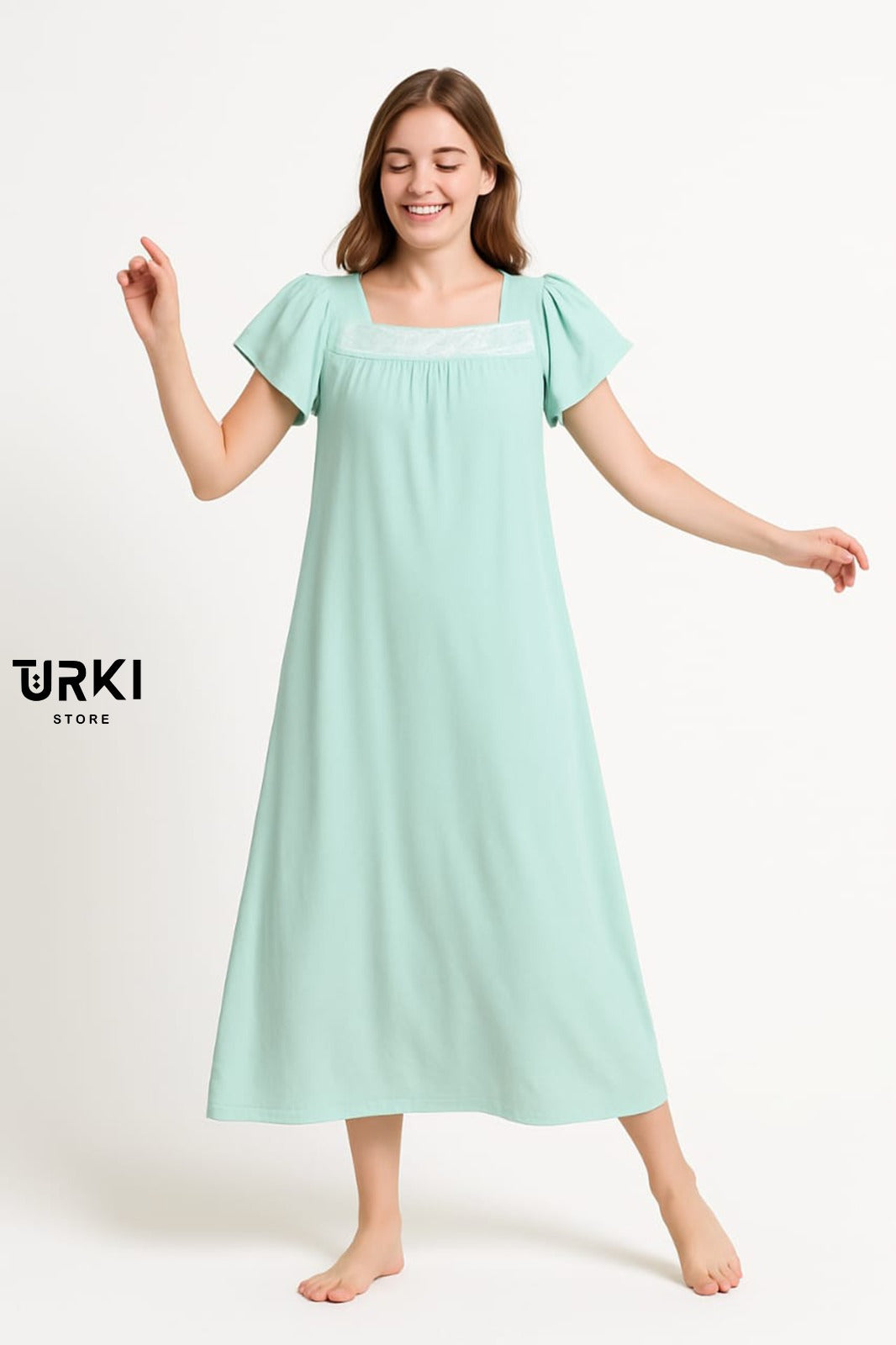 جيل عبايه حريمي قطن نص كم