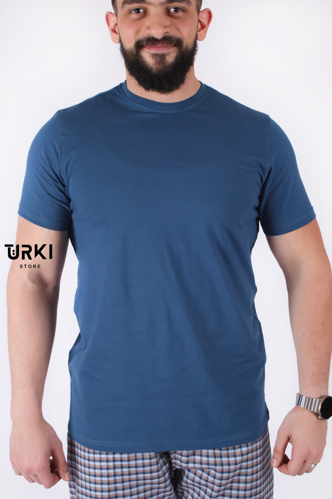 تي شيرت تركي نص كم ساده