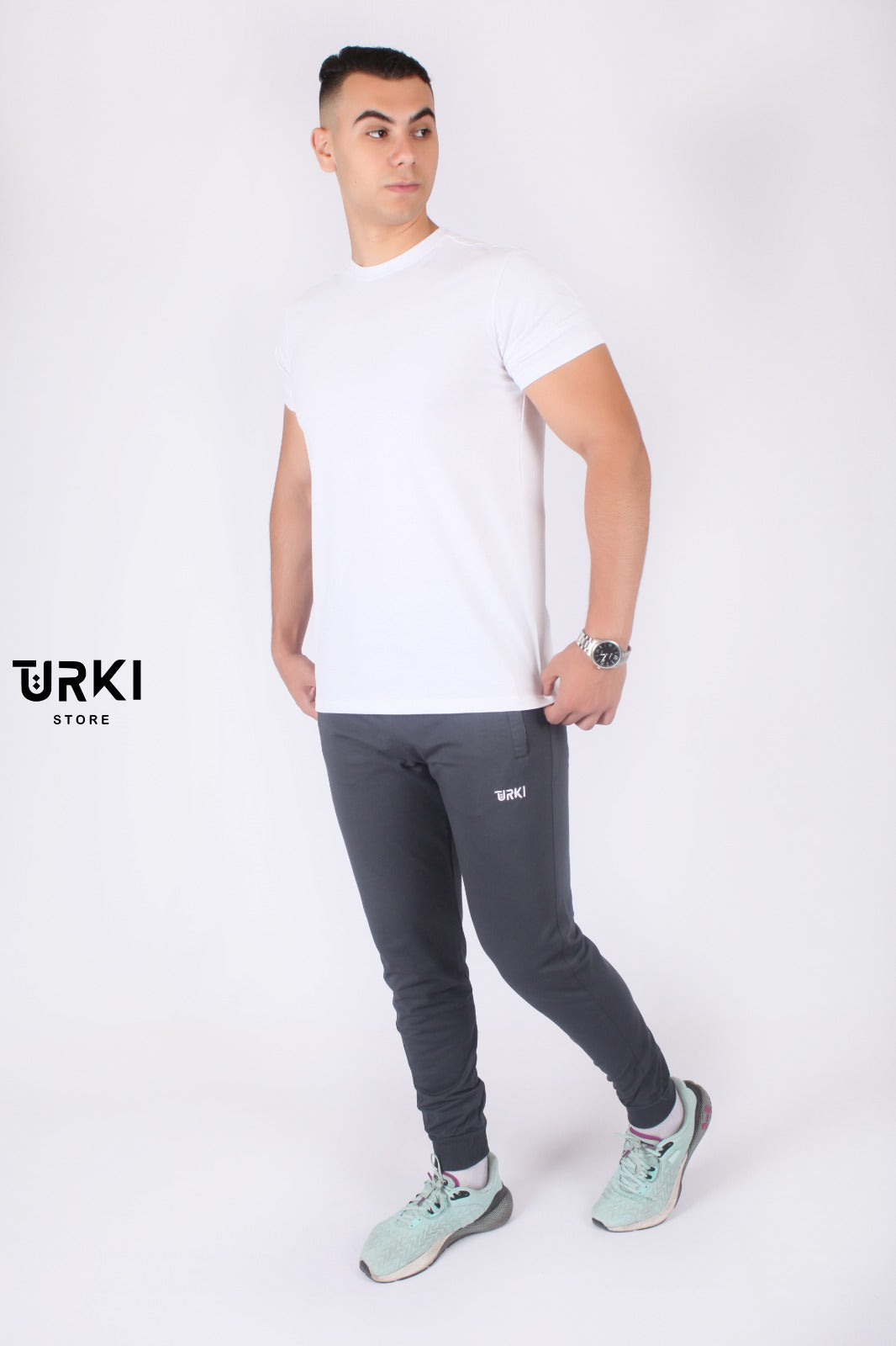 بيجاما رجالي قطن تي شيرت + بنطلون من تركي