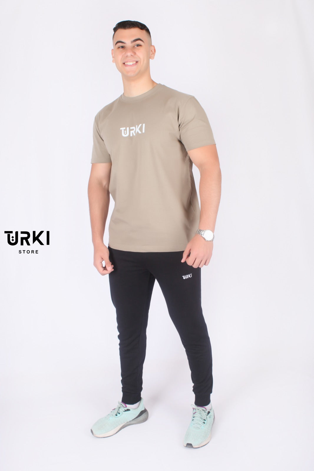 بيجاما رجالي قطن تي شيرت + بنطلون من تركي