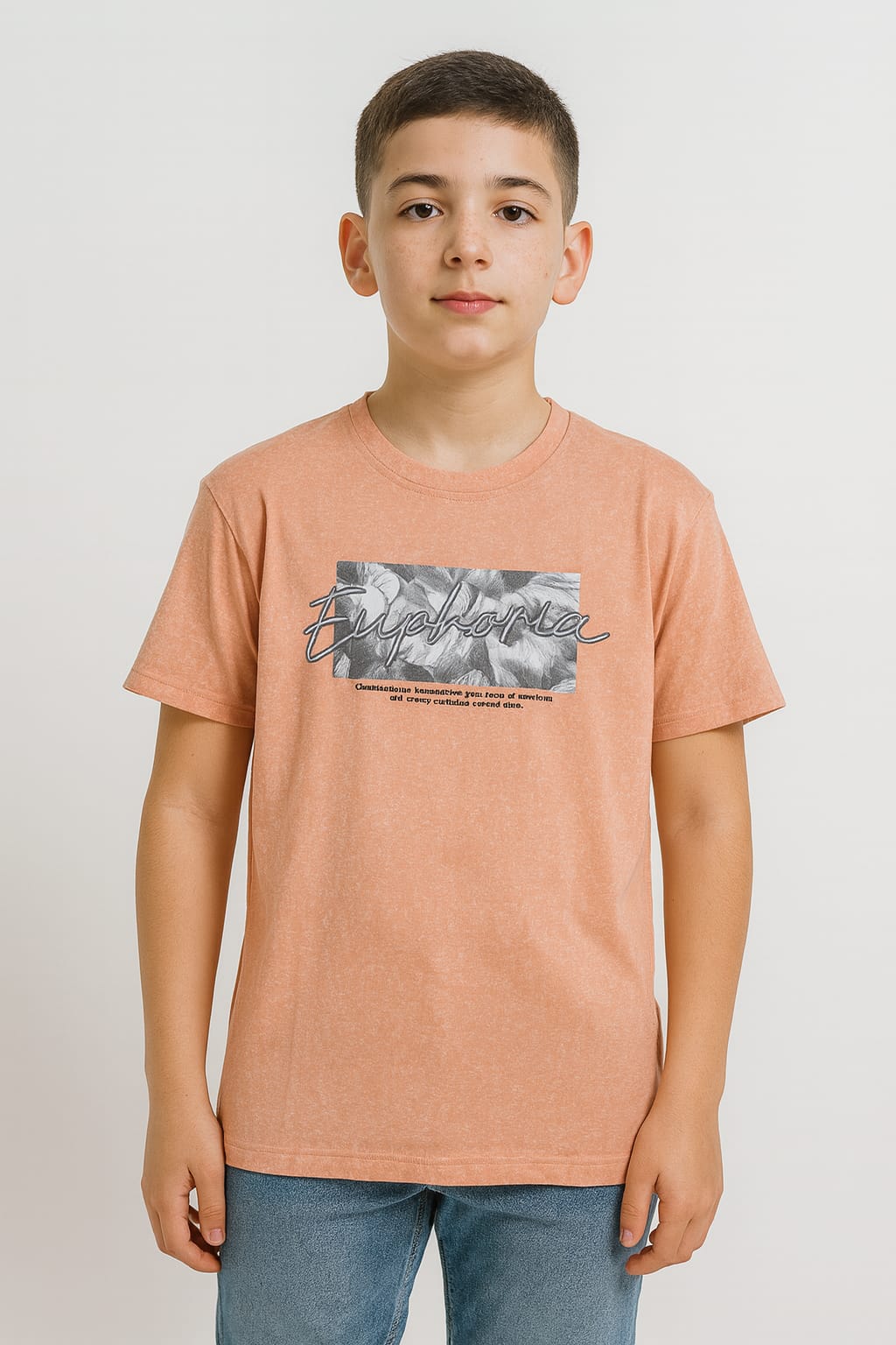 تي شيرت اولادي قطن كود -273