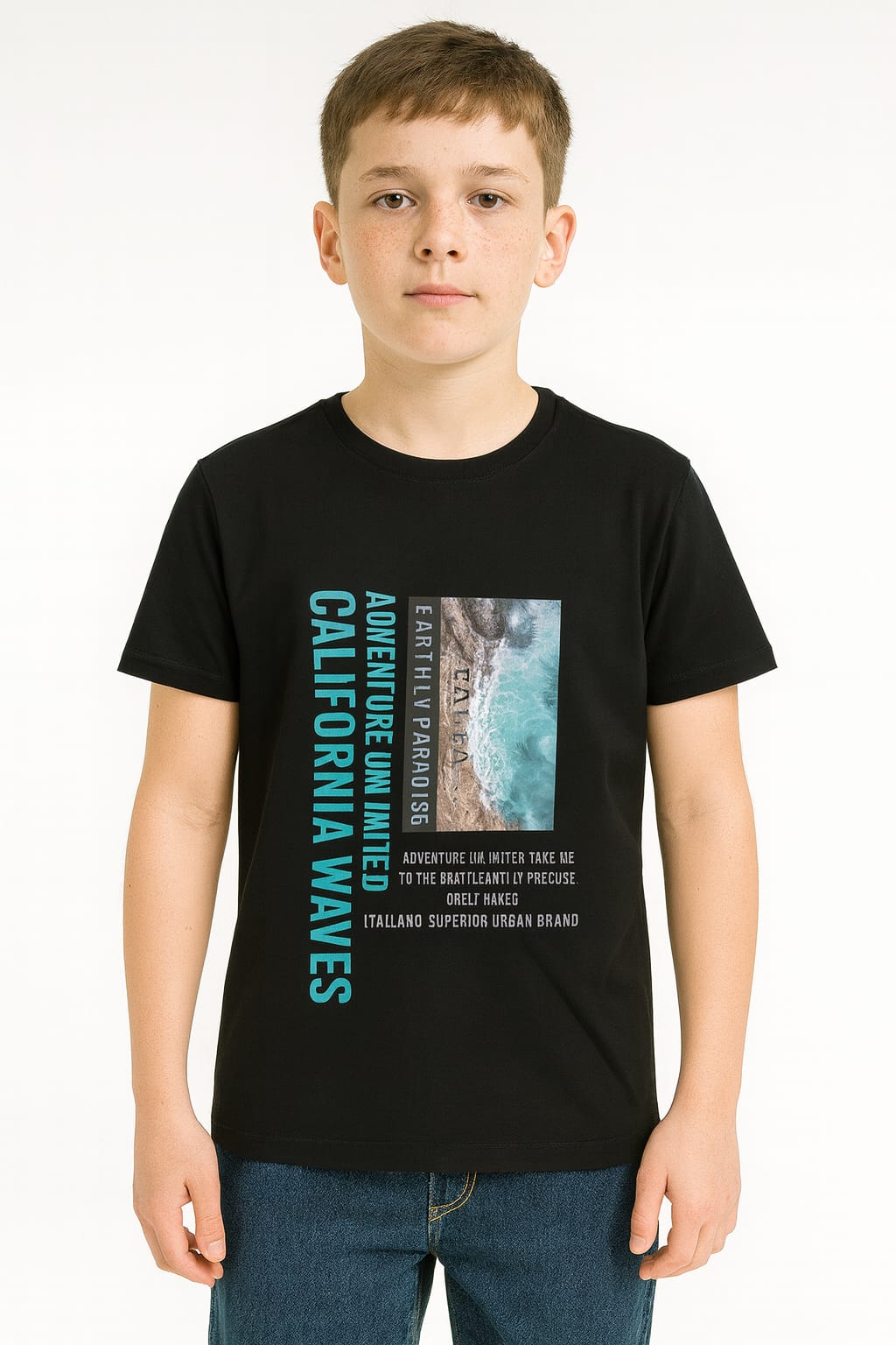 تي شيرت اولادي قطن كود -125