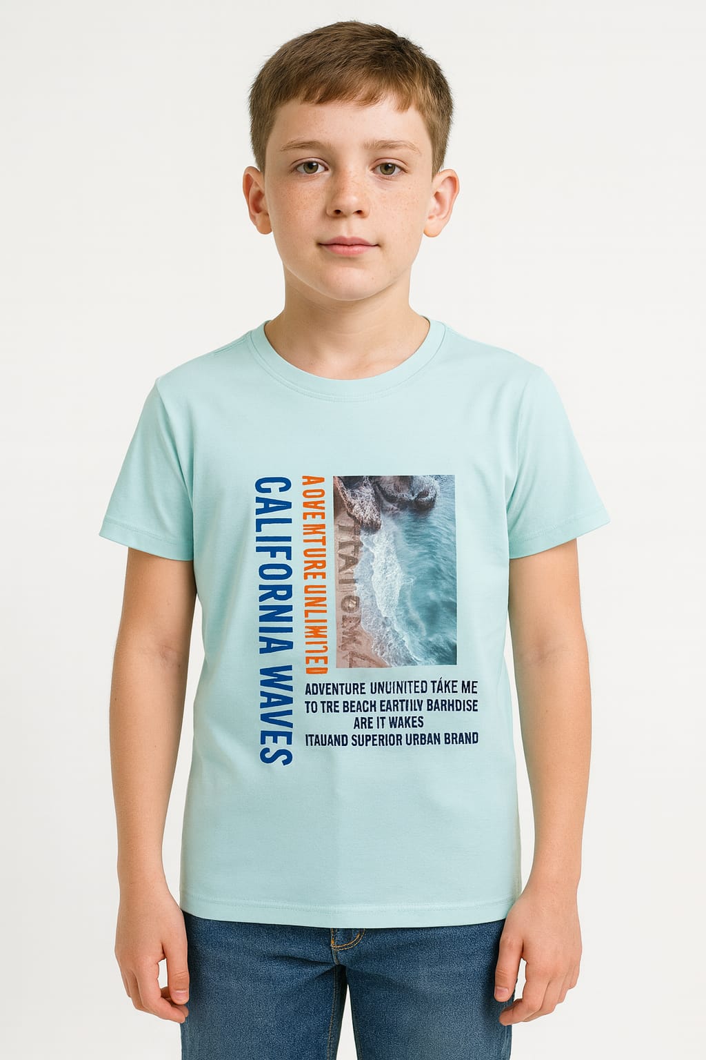 تي شيرت اولادي قطن كود -125