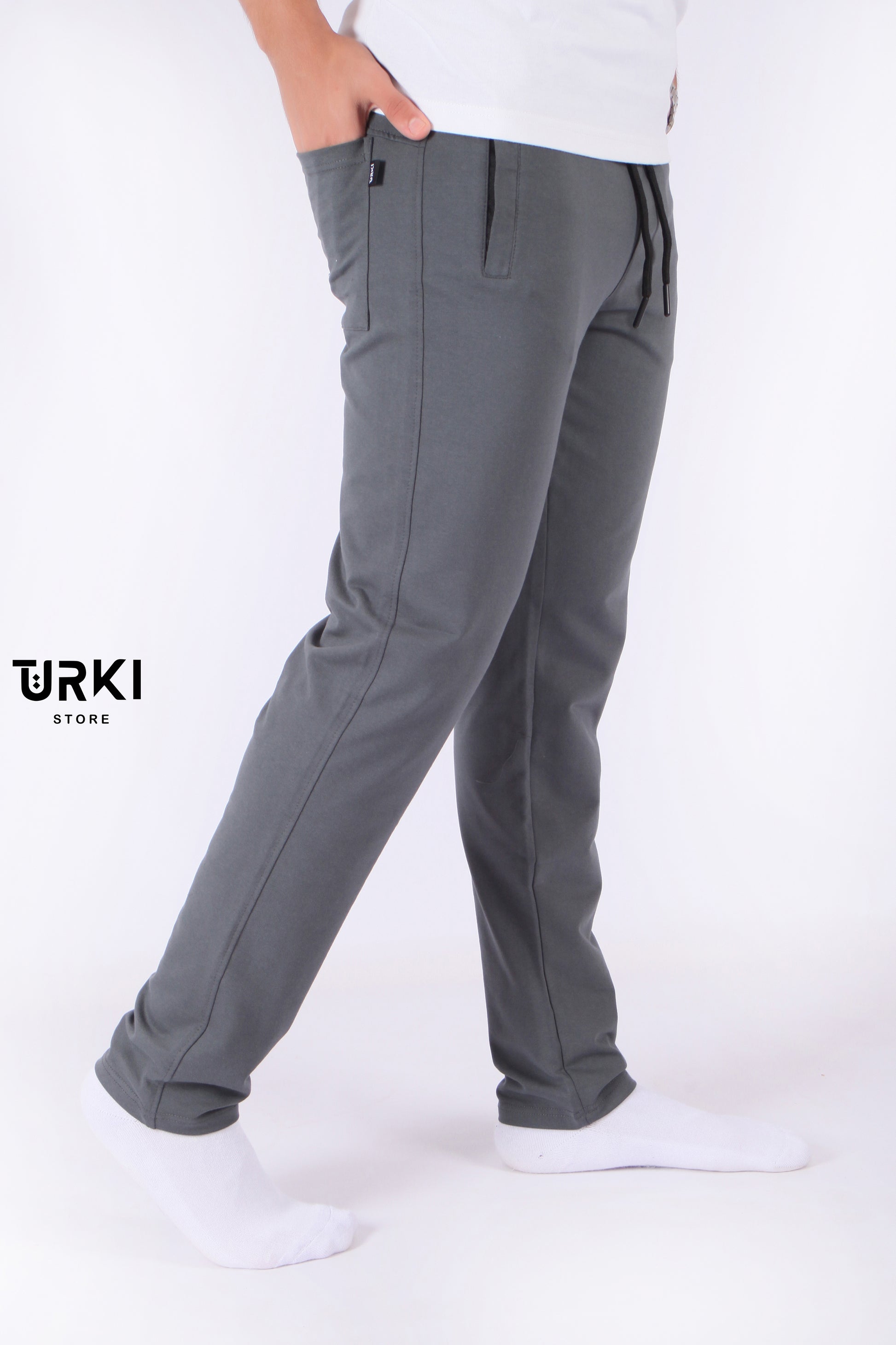 بنطلون تركي رجالي قطن بدون اسوره