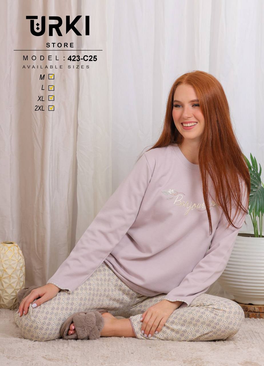 بيجاما حريمي قطن كود 423
