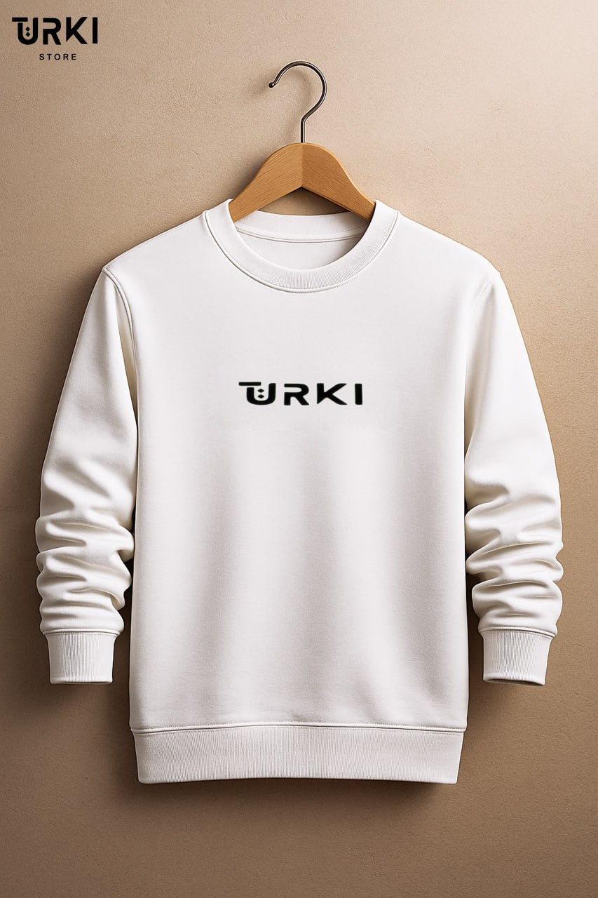 تركي سويت شيرت بيزك قطن مبطن