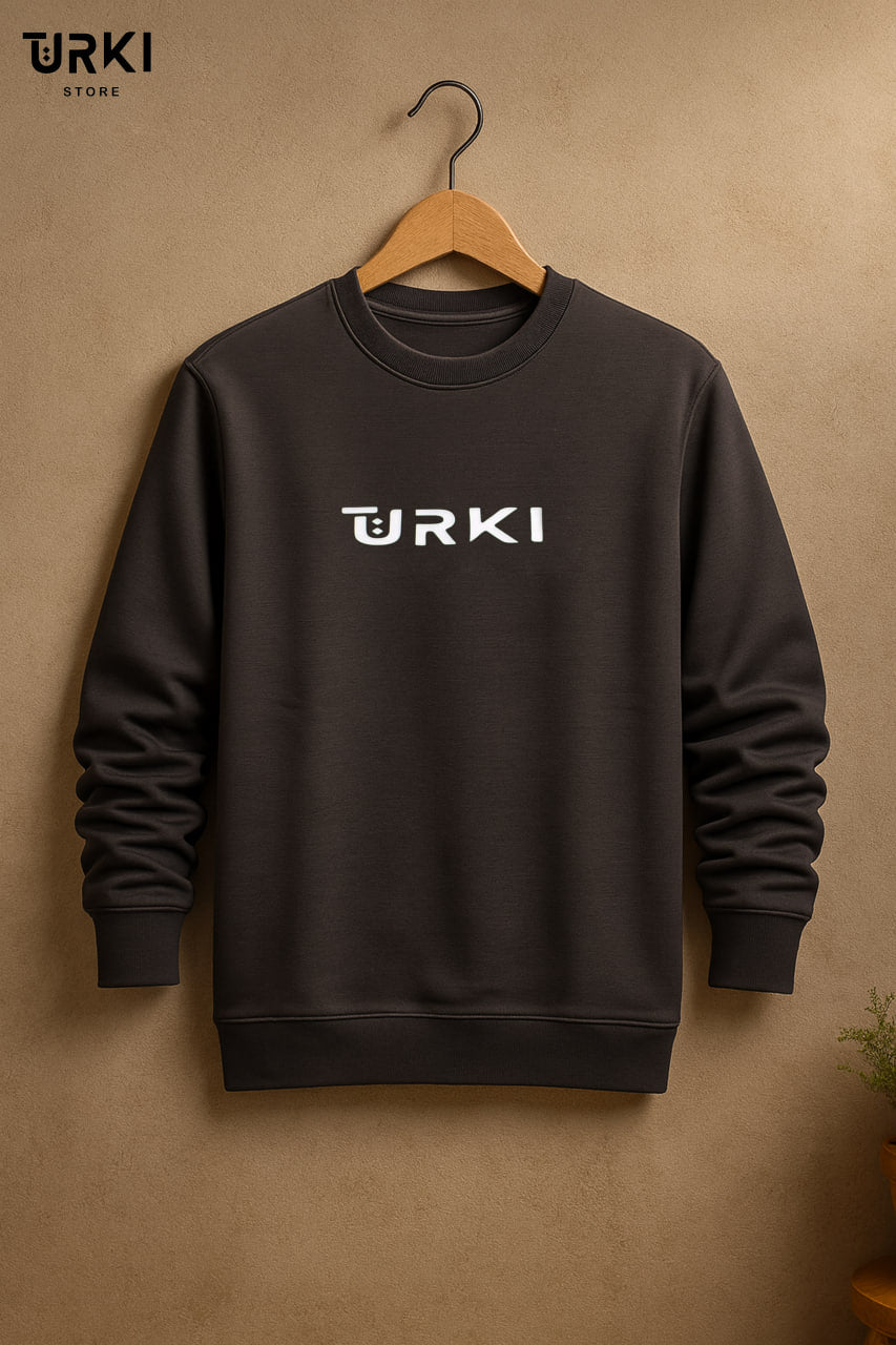تركي سويت شيرت بيزك قطن مبطن