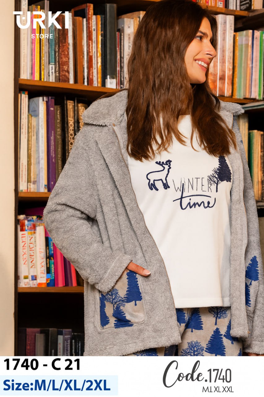 تركي بيجاما حريمي كود 1740