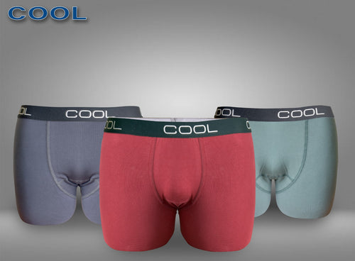 -151- COOL بوكسر رجالي قطن استريتش 3*1 من