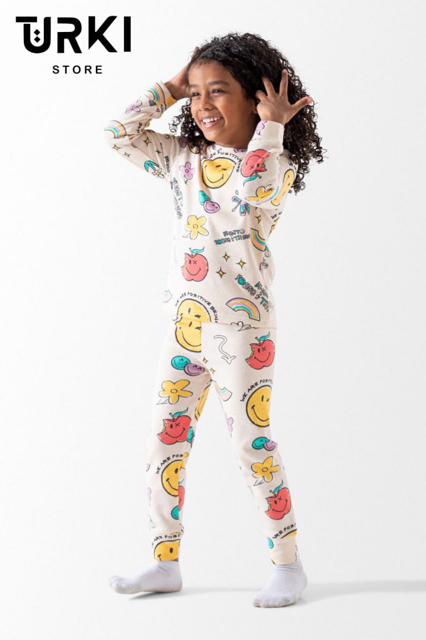 دفاية اطفال قطن مطبوعة مبطنة -B6