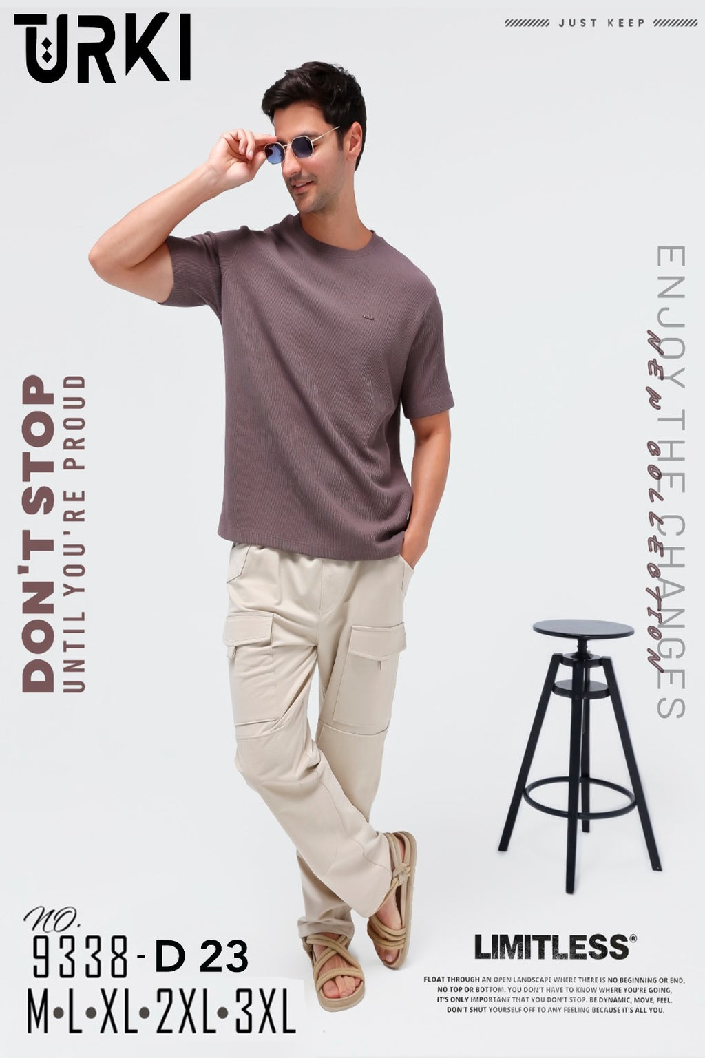 TURKI- بجاما رجالي كود 9338