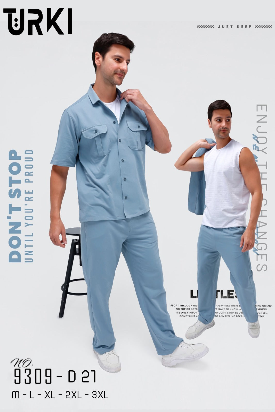 TURKI-بيجاما رجالي كود9309