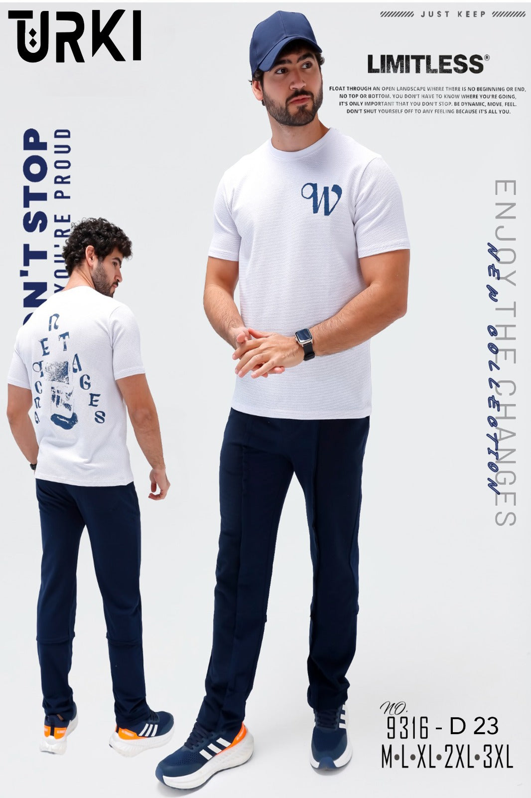 TURKI-9316 بيجاما رجالي كود