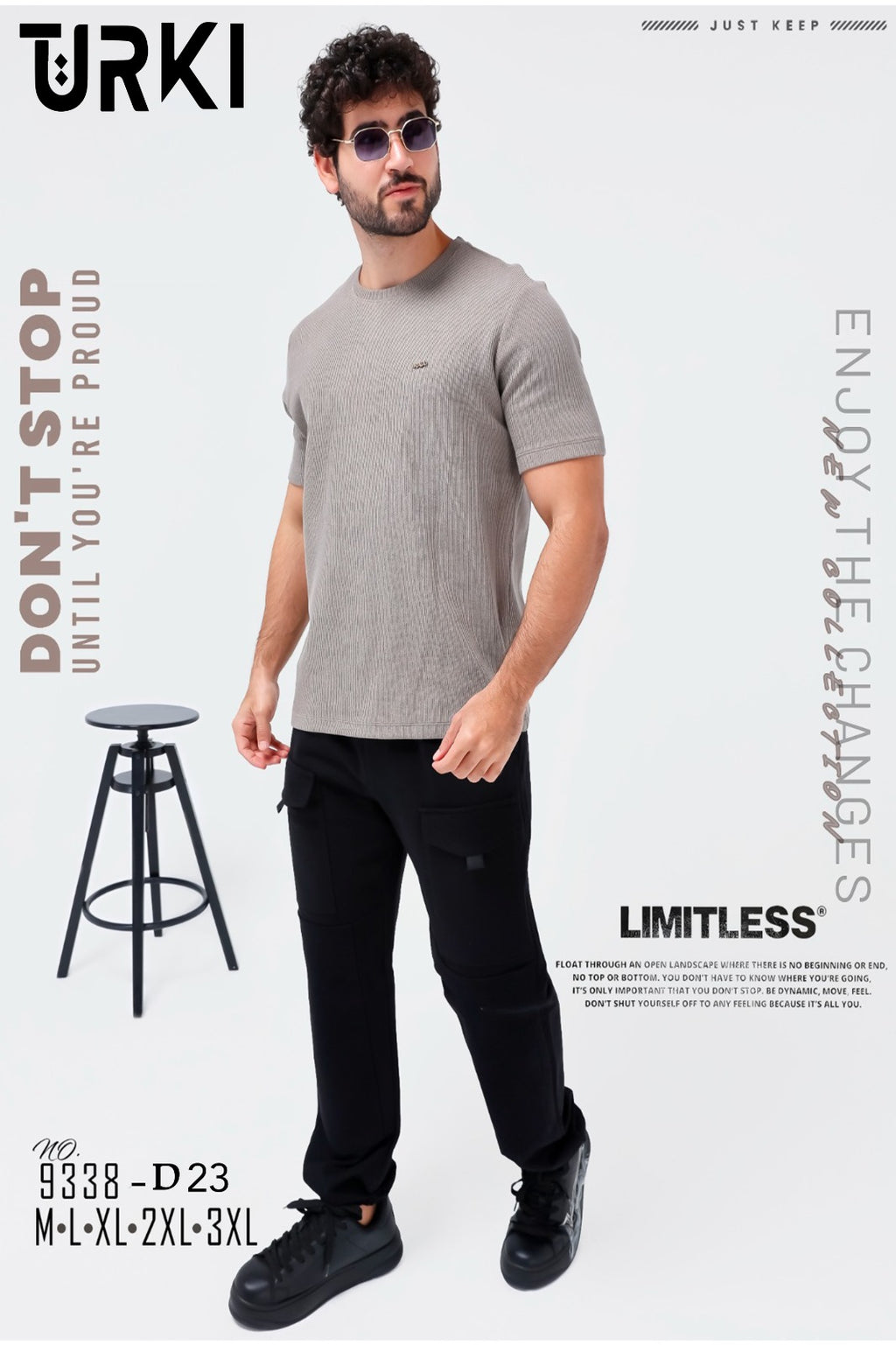 TURKI- بجاما رجالي كود 9338