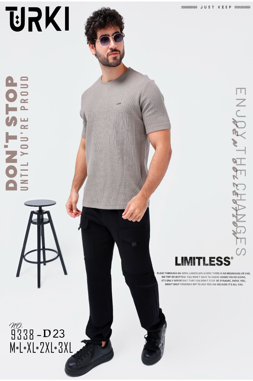 TURKI- بجاما رجالي كود 9338