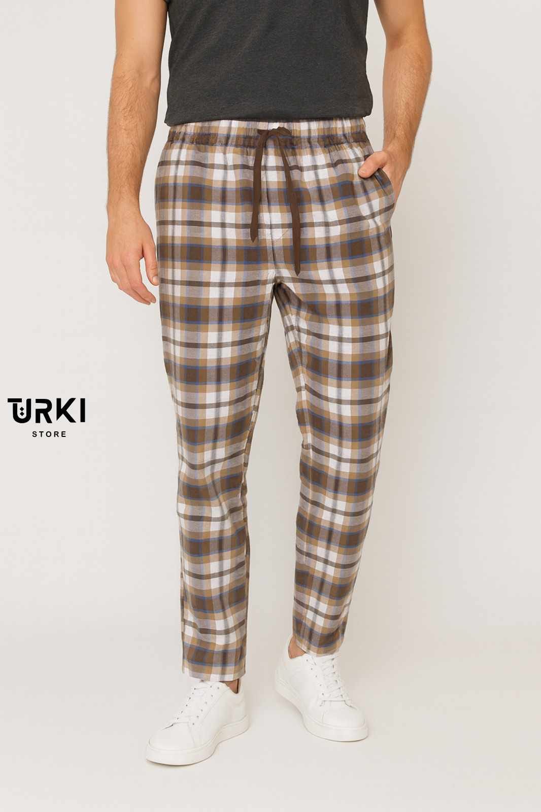 بنلطون تركي رجالي قطن كاروهات