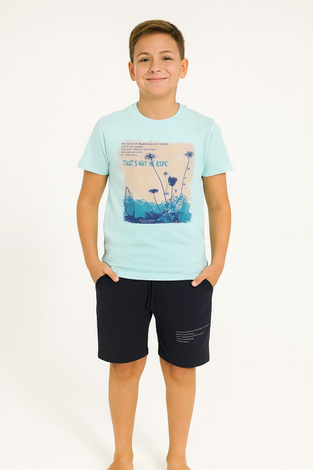 بيجاما اطفال قطن %100 كود 27