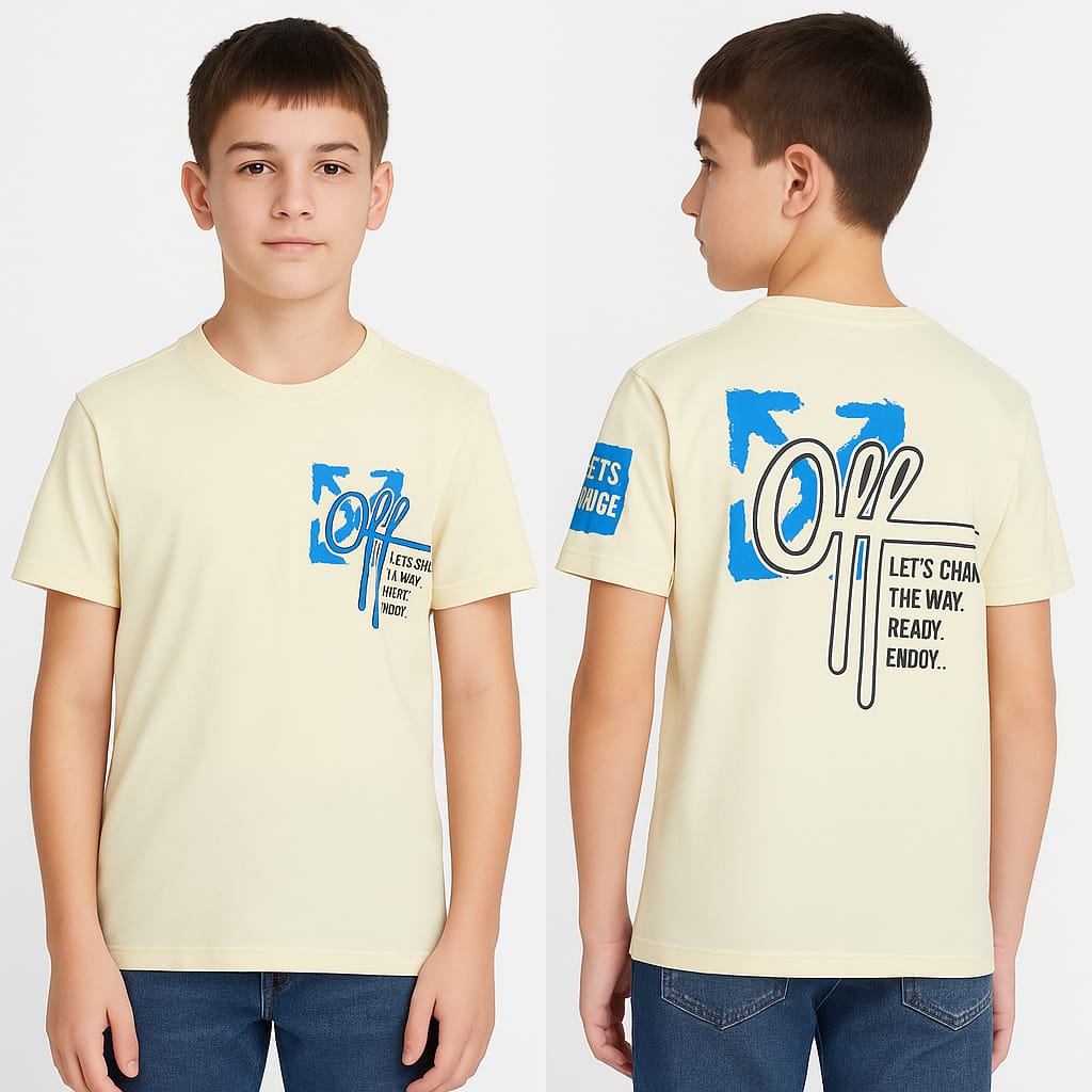 تي شيرت اولادي قطن كود -294