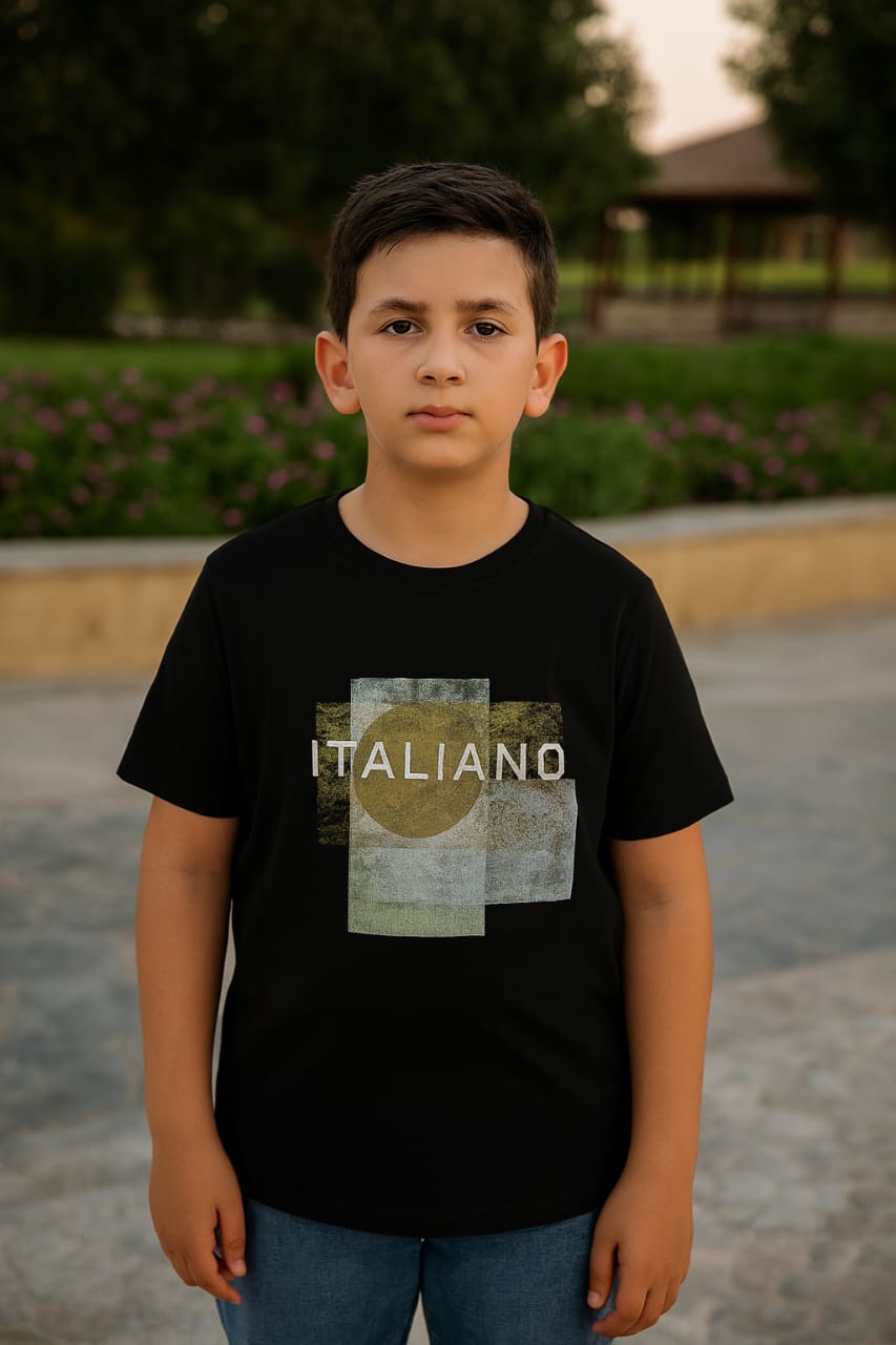 تي شيرت اولادي قطن كود -95