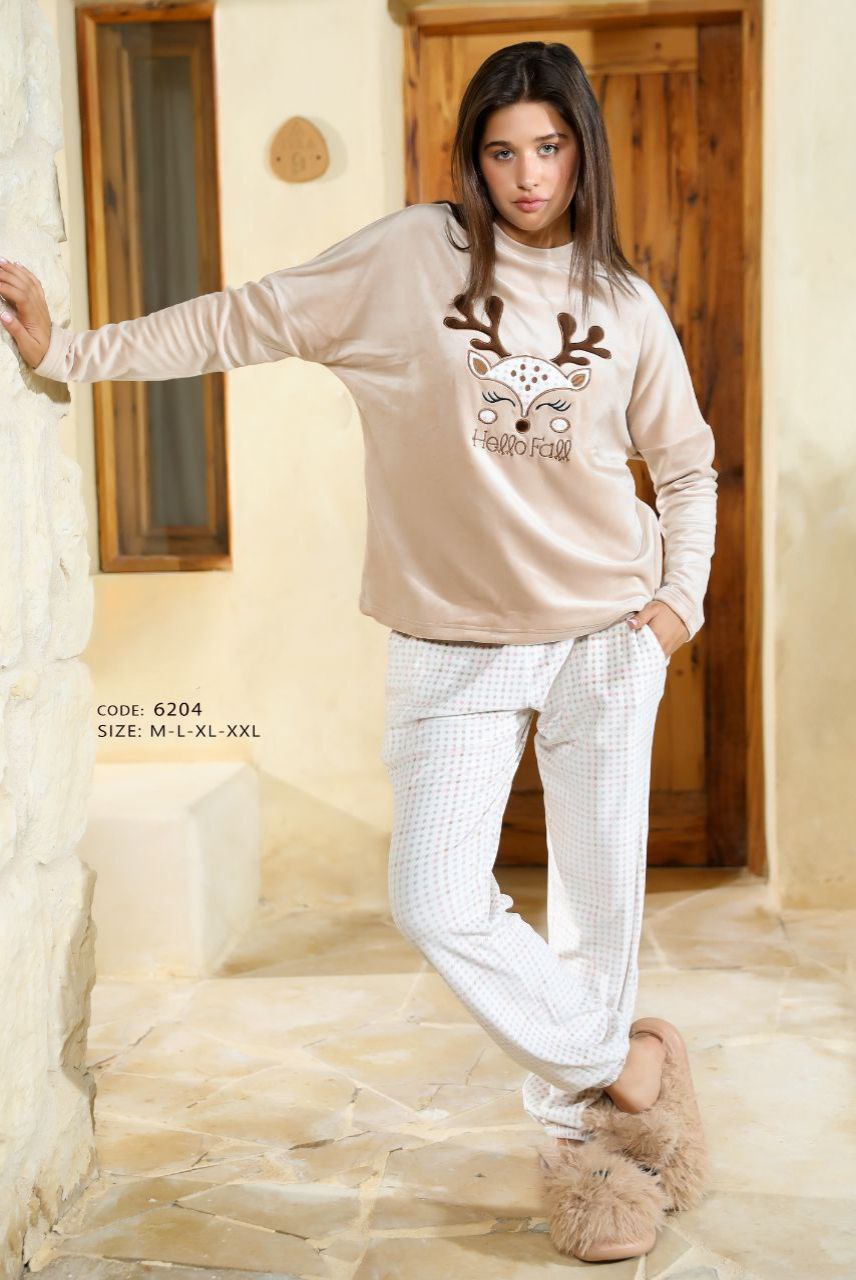 6204 تركي بيجاما حريمي كود