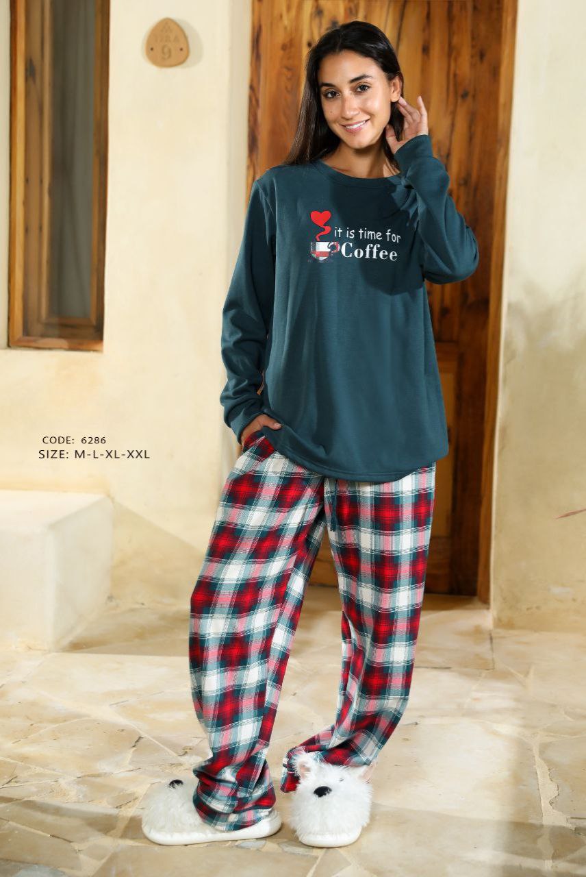 تركي بيجاما حريمي كود 6286