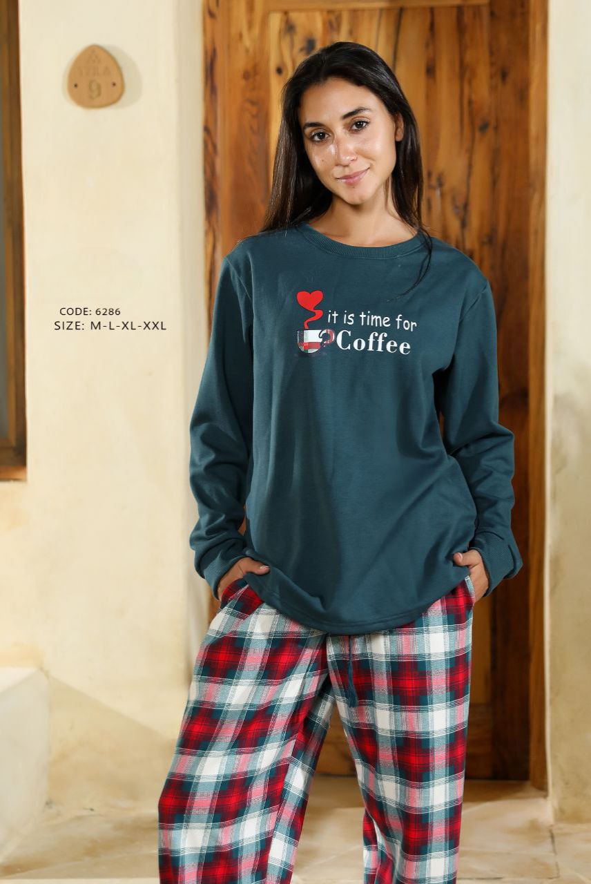 تركي بيجاما حريمي كود 6286