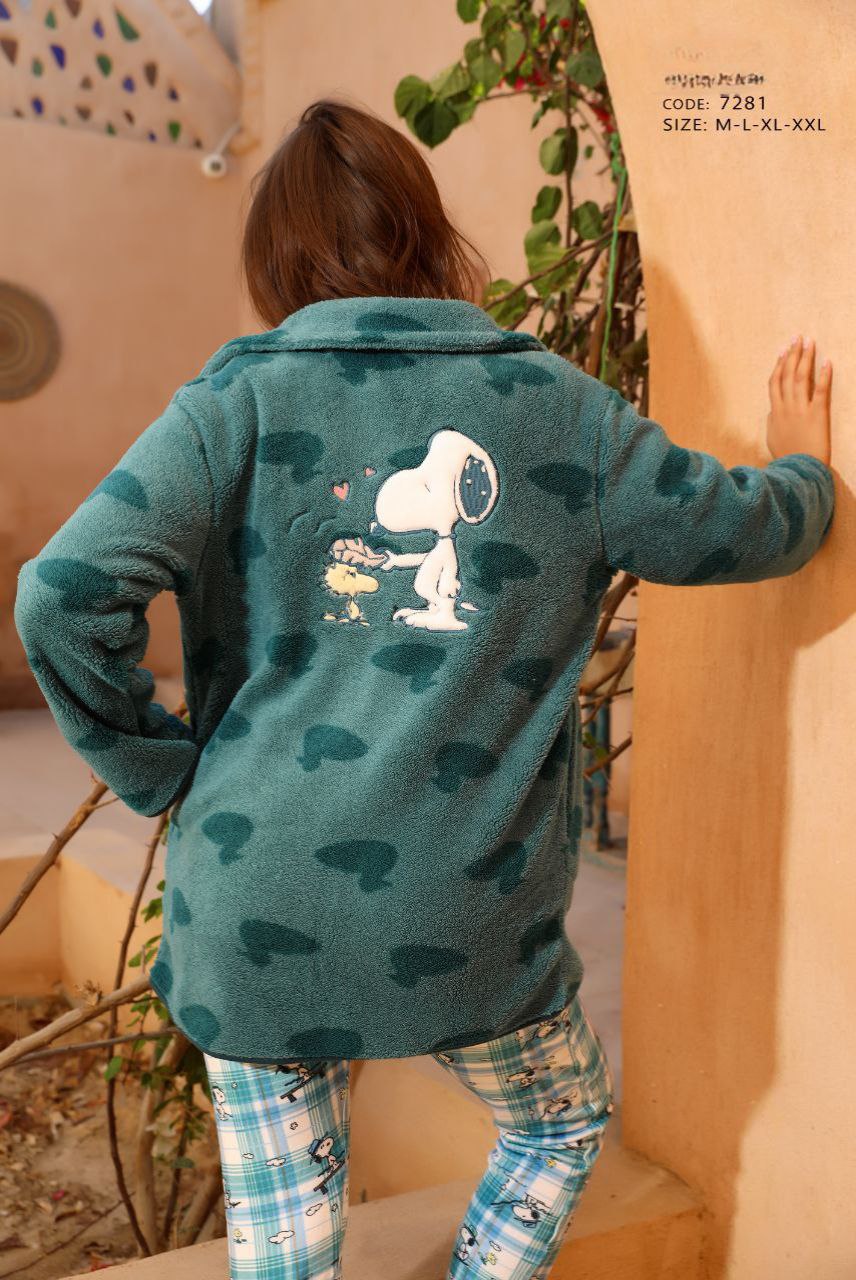 تركي بيجاما حريمي كود 7281