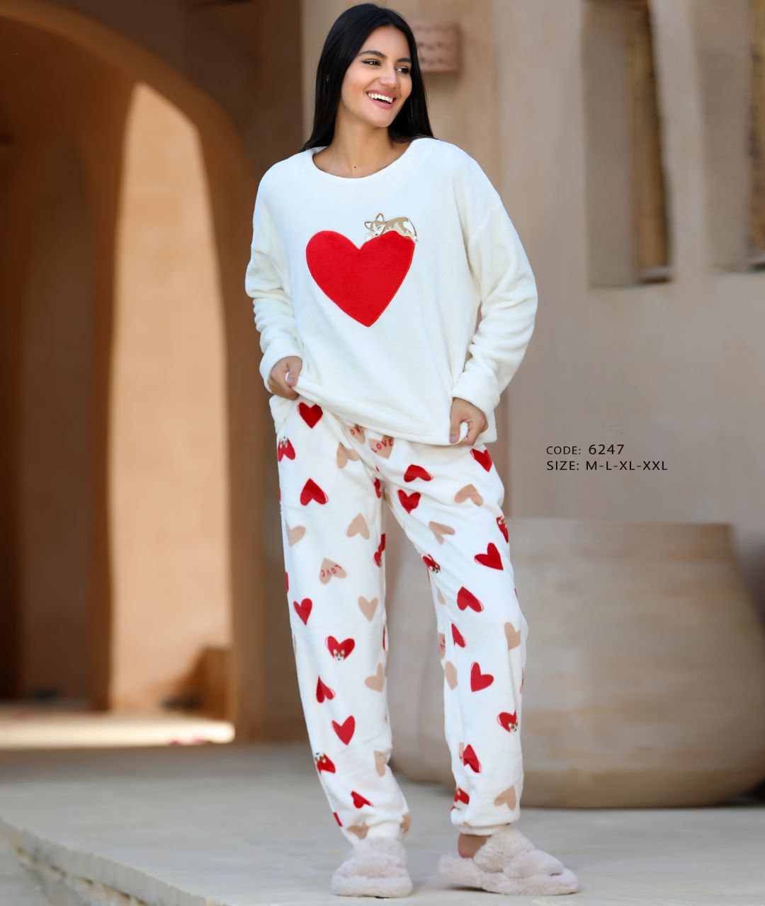 تركي بيجاما حريمي كود 6247