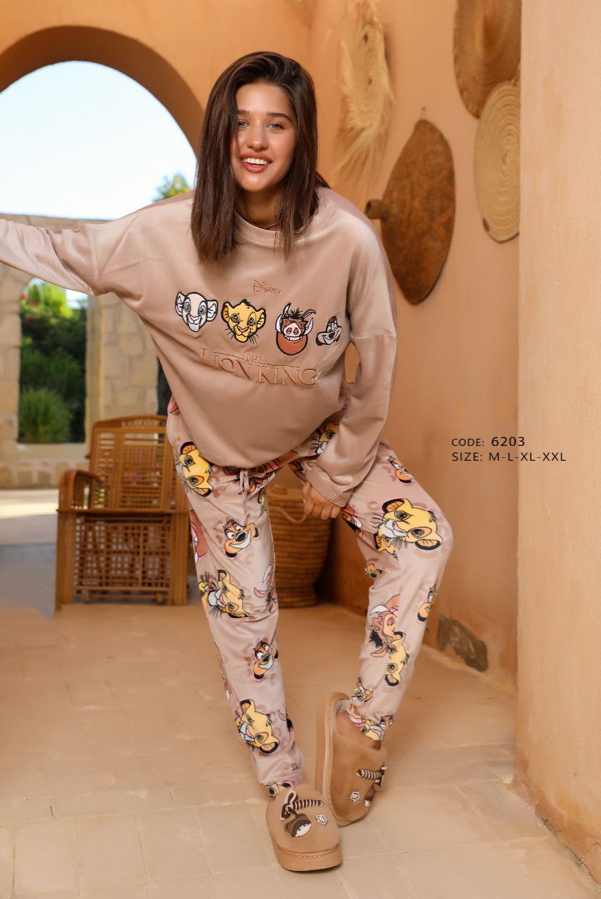 تركي بيجاما حريمي كود 6203